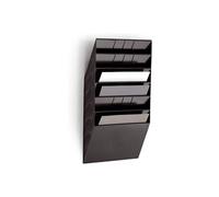 Set porte-brochures mural 'FLEXIBOXX 6', A4, noir