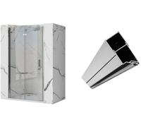 Set porte de douche Rea Molier REA-K8539, profil magnétique Rea Molier REA-K3261
