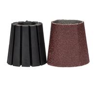 Bosch Set porte-manchon et manchon abrasif G80 1600A00156 Grain 80 Ø 30 mm (conique)