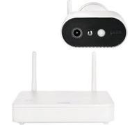 ABUS Caméra à Batterie Pro avec Station de Base PPIC91000 | Compatible avec PPIC91000 - Support avec tête sphérique inclus, câble USB-C 3 m, charge de 0 à 45°C