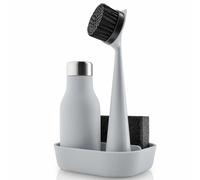 Set pour laver la vaisselle, set de 4 pc, gris marbre, Eva Solo