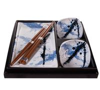 Set pour sushi BLUE AND WHITE SAKURA, 6 pièces, MIJ