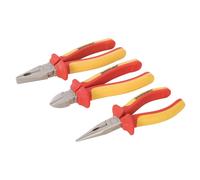 Set professionnel de pinces VDE 3 pièces Pince pointue Pince coupante combinée