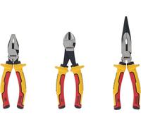 Set professionnel pour électriciens : 3 pinces VDE isolées DeWalt DWHT82811-0