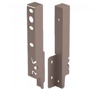 Set raccord HETTICH ArciTech pour paroi arrière Anthracite - 186 mm - 9150503