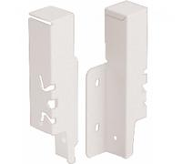 Set raccord HETTICH ArciTech pour paroi arrière blanc - 126 mm - 9149280