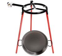 Set réchaud D : 30 cm 3 pieds + plat à paëlla D : 42 cm