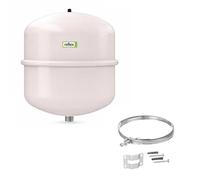 SET Reflex N Vase d'expansion à membrane 8 litres 4 bar | 8202501 | Vase d'expansion | Gris | Raccord R 3/4" | Avec support mural réglable | Réservoir d'expansion