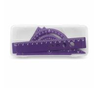 Set Règles en Métal, Kit, Violet | Finition résistante, Règles pour écolier, Cours mathématiques, Pour les universitaires