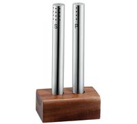Set salière et poivrier, avec socle en acacia, WMF