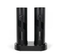 Livoo Set salière et poivrière électriques MEN439N 110 ml meule céramique USB-C rechargeable noir
