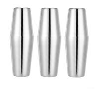 Set Shaker 3pcs Anti-Rouille Set Shaker 3pcs Anti-Rouille Set | Acier inoxydable massif, fini poli, pour idéal pour barman pour pro, set de 3 , usage intensif