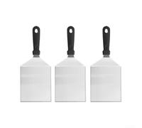 Set Spatules BBQ Acier 32cm Antiadhésive Set Spatules BBQ Acier | Acier inoxydable pour premium, pour surface lisse, retournement pour facile, steak burger poulet, usage polyvalent