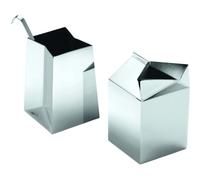 Set sucrier et crémier BUTLER, set de 2, argent, acier inoxydable, Philippi