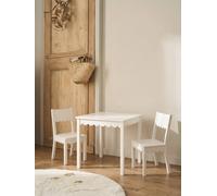 Set table + 2 chaises enfant Feston blanc TU