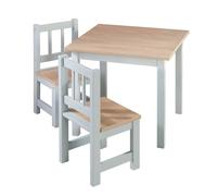 Set Table Et 2 Chaises Enfant Aspect Bois Woody Gris Taupe / Aspect Bois TU
