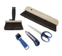 SET TAPISSIER ROULEAU TAPISSER BROSSE COLLE MAROUFLER CUTTER