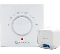 Set thermostat d'ambiance sans fil Salus avec thermostat analogique ERT20TXB et récepteur radio encastré SR868