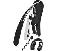 Set tire-bouchon en acier inoxydable avec coupe-film