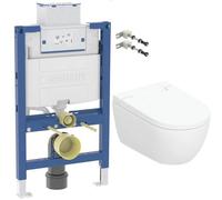 Set toilette lavante Geberit AquaClean 146.350.01.1, châssis encastré Geberit Duofix 111.003.00.2, 111.815.00.1