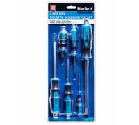 Set Tournevis Hex Impact Traversin Poignée Magnétique Pointe Tournevis 6pc 12068