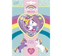 Totum Kit Créatif - Licorne - Unicorn - Sticker Book 4 Sheet - +250 Autocollants -