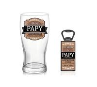 Set Verre à Bière et décapsuleur - Papy