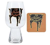 Paladone Set verre et sous-verre Leaky Cauldron Harry Potter - Officiellement licencié, 550 ml