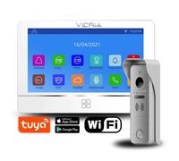 SET Vidéophone VERIA 8277B-W (Wi-Fi) blanc + station d'entrée VERIA 831 series 2-WIRE