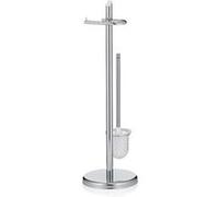 KELA Brosse WC Ken - Métal - 22 x 73 cm - Chromé