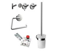 Emco Round Ensemble d'accessoires de salle de bains, 439800100,