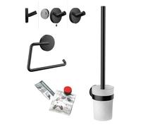 Emco Round Ensemble d'accessoires de salle de bains, 439813300,