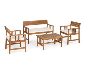 Set4 Chaise longue Noemi C-C Ecru'