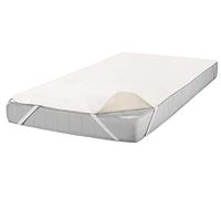 SETEX Calmuc Protège-matelas molletonné, 140 x 200 cm, Elastiques, 100 % Coton, Classic, Naturel blanc cassé, 2107 140200 001 001