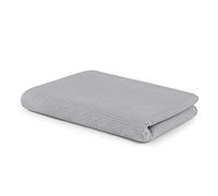 SETEX Couverture gaufrée Polyvalente, en 100% Coton, Convient comme Plaid, Couvre-lit, Couverture d'été, Couverture d'extérieur et Plus Encore, 150 x 200 cm, Gris argenté