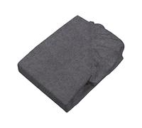 SETEX Drap-Housse en Flanelle mélangée, 90 x 200 cm, env. 90% Coton/env. 10% Polyester, Gris foncé