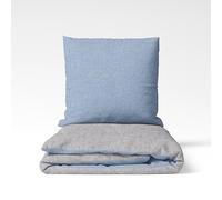 SETEX Parure de lit réversible en Flanelle Fine, Drap de lit