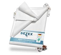 Setex Protecteur de matelas imperméable en molleton pour zone centrale,blanc,90 cm x 150 cm