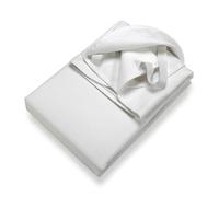 SETEX Protège-Matelas en Molleton imperméable 2 Couches 140 x 220 cm Protège-Matelas 100% Coton avec élastiques aux Coins Blanc