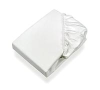 SETEX Sergé Protège-matelas molletonné, drap-housse, 90 x 190 cm, 100% Coton, Basic, Blanc, 1308090190404002
