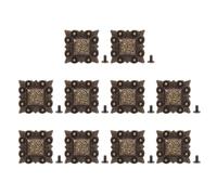 Sets de 10 Rivets en Alliage de Zinc, Vis à Tête Carrée 31mm, Rivets Décoratifs Multifonctions pour Cuir - Résistance Supérieure, Fixation Stable, Idéal pour Artisanat Cuir et