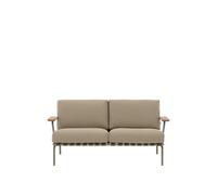 Muuto Canapé Settle 2 places Ribbed Weave 5 Taupe