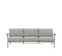 Muuto Canapé Settle 3 places Ribbed Weave 2 Dark green