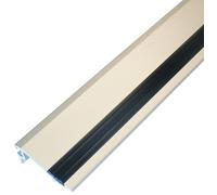 Seuil 4 m aluminium anodisé argent avec bande anti dérapant DUVAL PER-NA
