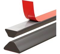 Seuil de douche 100 cm noir - Seuils de douche - Barrière anti-fuite autocollante - Compact - Joint d'étanchéité sanitaire - Seuil d