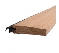 Seuil de porte à la Suisse en bois à peindre avec joint - 22 x 84 x 950 mm ELLEN