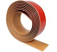 Seuil de porte adhesif profil de transition barre de seuil de porte bande de transition sol en vinyle bande de seuil en grain de bois bande de recouvrement pour planchers stratifié (Jaune, 200×5cm)