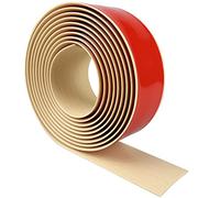 Seuil de porte adhesif profil de transition barre de seuil de porte bande de transition sol en vinyle bande de seuil en grain de bois bande de recouvrement pour planchers stratifié (Beige, 300×4cm)
