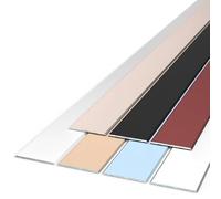 Seuil de porte, Bande de transition sol en aluminium, bande séparation plate, couvre les sols stratifiés/bois/LVT - Plaque métallique for joints(Red,7cm/2.75in)