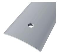 Seuil demi-bombé pré percé - 30 mm x 93 cm - Acier laitonné - ELTON - 0010609312B